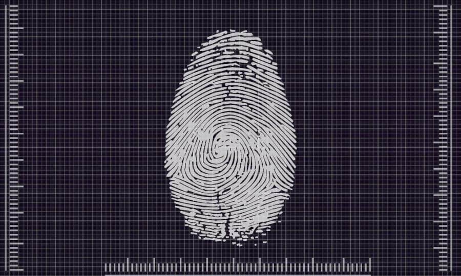 Biometric fingerprint reader